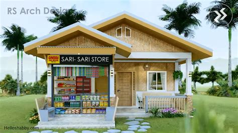 tindahan design photos|Modish Amakan House with Store/Tindahan Design (7 x 11 M).